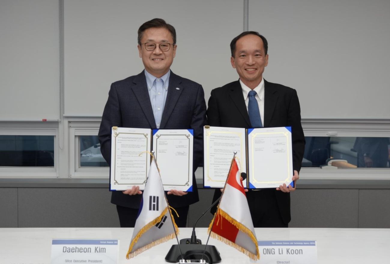 KR-싱가포르 국방과학기술청, 자율운항 해양시스템 검증 체계 고도화 위한 전략적 협력 강화